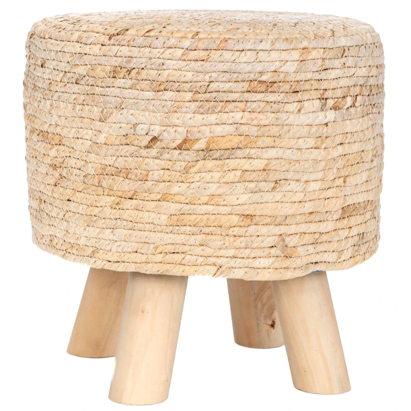 Iliadis Σκαμπώ Πλεκτό Boho Μπεζ 29x26εκ. iliadis 90094 (Χρώμα: Μπεζ) - Iliadis - il_90094