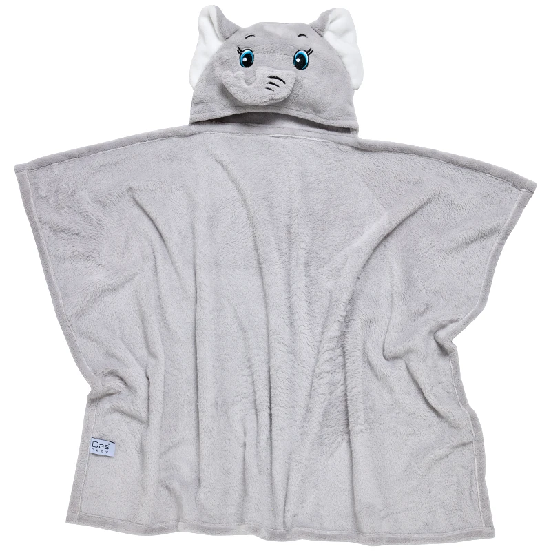 Das Baby Κάπα Με Κέντημα Polyester 70x90εκ. Bath 4945 Γκρι Das Baby (Ύφασμα: Polyester, Χρώμα: Γκρι, Μέγεθος: Βρεφικό) - Das Baby - 620711004945