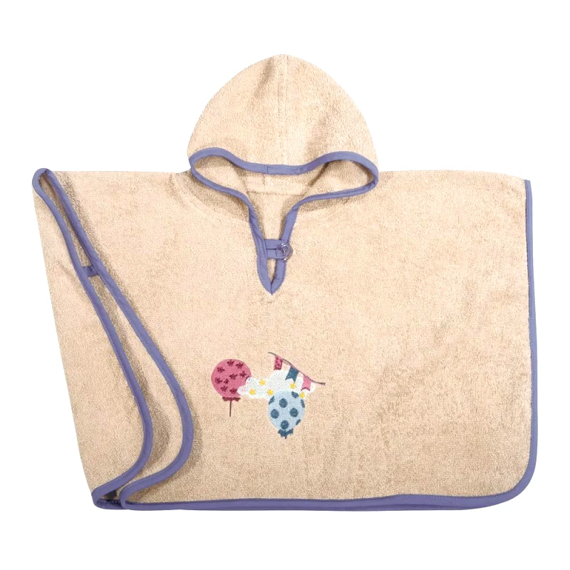 Greenwich Polo Club Πόντσο Βαμβακερό 40x60εκ. Essential Baby 2935 Greenwich Polo Club (Ύφασμα: Βαμβάκι 100%, Χρώμα: Εκρού , Μέγεθος: Βρεφικό) - Greenwich Polo Club - 220708452935