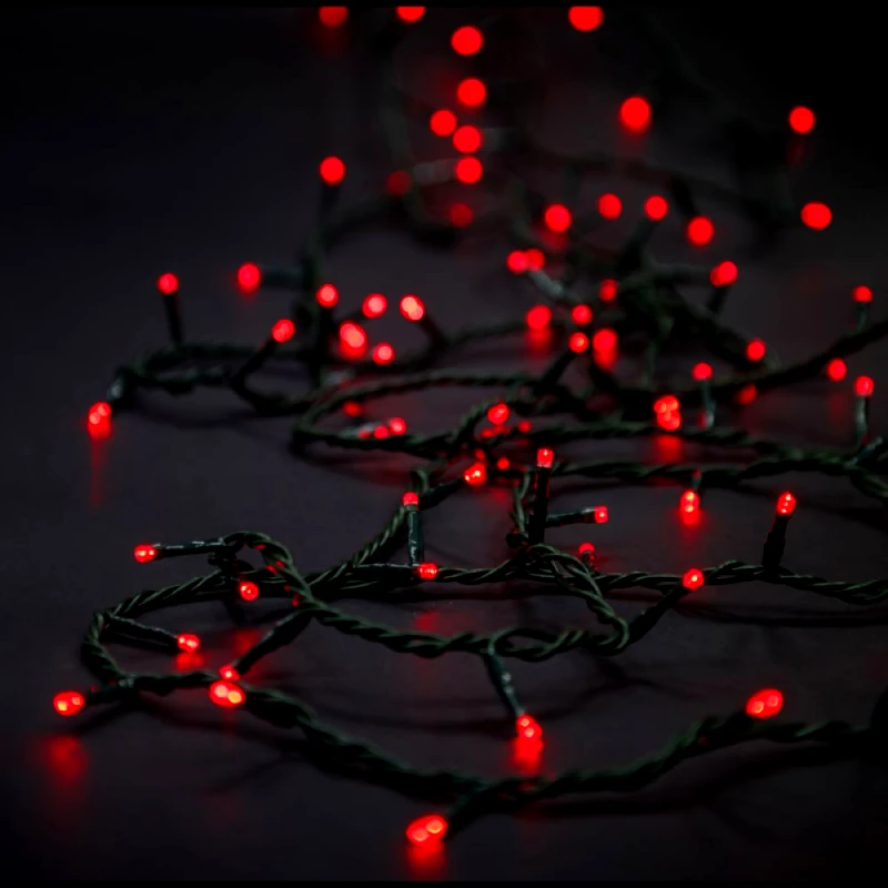 Iliadis Λαμπάκια 100 Led Με Πρόγραμμα Κόκκινο Φως 5μ. iliadis 78630 - Iliadis - il_78630
