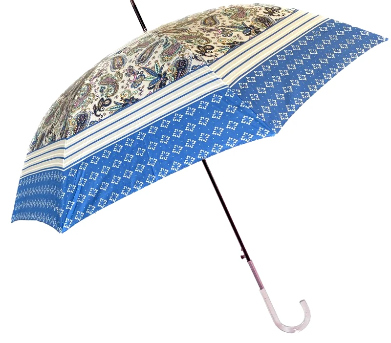 benzi Ομπρέλα Αυτόματη Μπαστούνι 60εκ. benzi PA103 Blue (Χρώμα: Μπλε) - benzi - BZ-PA103-blue