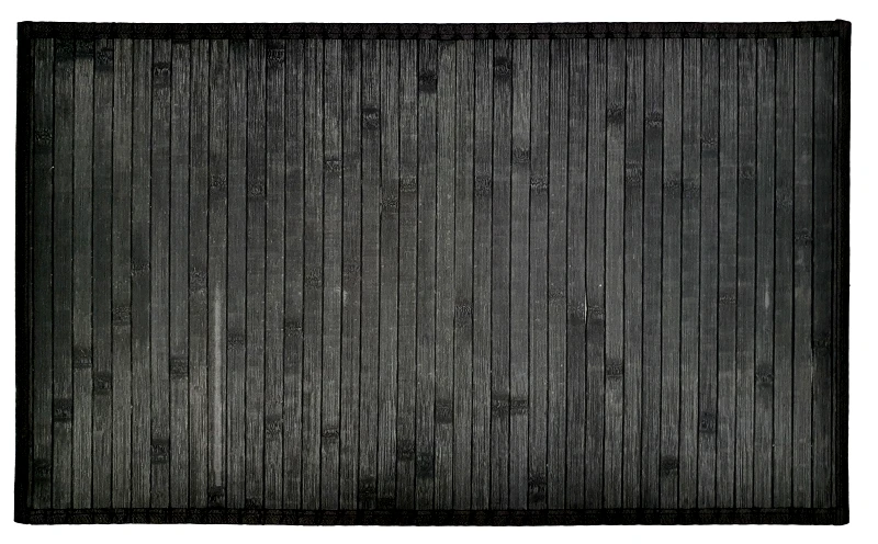 Arvix Ταπέτο Μπάνιου Bamboo Noir Arvix 75x45εκ. AX00003501 (Υλικό: Bamboo, Χρώμα: Μαύρο) - Arvix - AX00003501