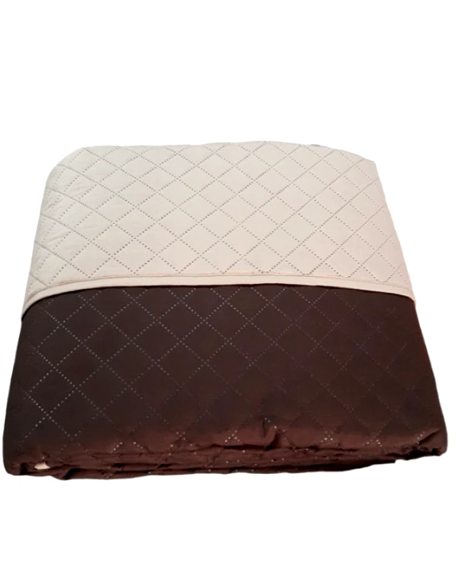 24home.gr Κουβερλί Microfiber Ultrasonic Υπέρδιπλο 220x240εκ. Σπαγγί-Καφέ 24home (Ύφασμα: Microfiber, Χρώμα: Καφέ, Μέγεθος: Μονά) - 24home.gr - 24-70088143