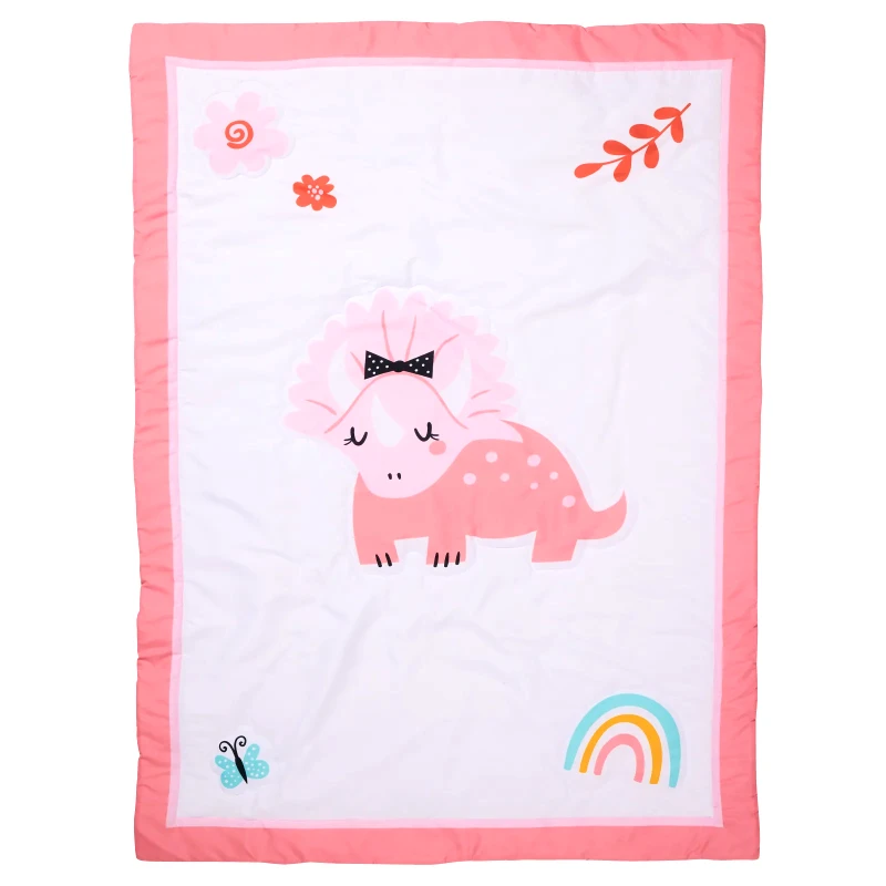 Das Baby Κουβερλί Microfiber Κούνιας 110x150εκ. Fun 4936 Ροζ-Λευκό Das Baby (Ύφασμα: Microfiber, Χρώμα: Λευκό) - Das Baby - 621011104936