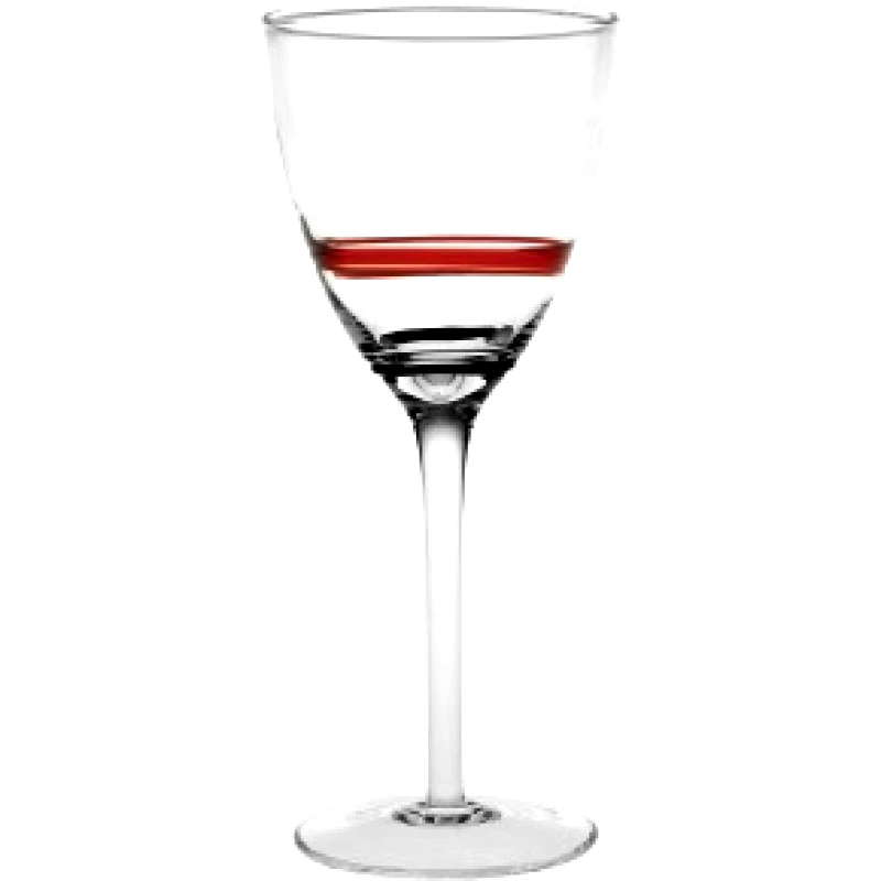 J&M HOME Ποτήρι Κρασιού Κρυσταλλίνης 300ml sdl1104/ww (Χρώμα: Μαύρο, Υλικό: Κρυσταλλίνη, Μέγεθος: Κολωνάτο) - J&M HOME - 4-sdl1104/ww-1