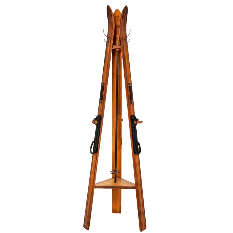 Iliadis Καλόγερος Ξύλινα Πέδιλα Σκι Καφέ 48x48x170εκ. iliadis 87830 (Υλικό: Ξύλο, Χρώμα: Καφέ) - Iliadis - il_87830