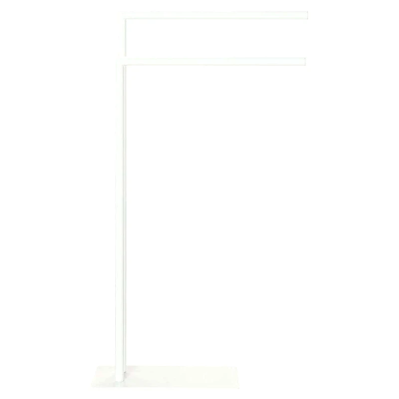 sealskin Κρεμάστρα-Πετσετοθήκη Επιδαπέδια 2 Θέσεων Μεταλλική 49x20x80εκ. Tube White Sealskin 362383210 (Υλικό: Μεταλλικό, Χρώμα: Λευκό) - sealskin - sl-362383210