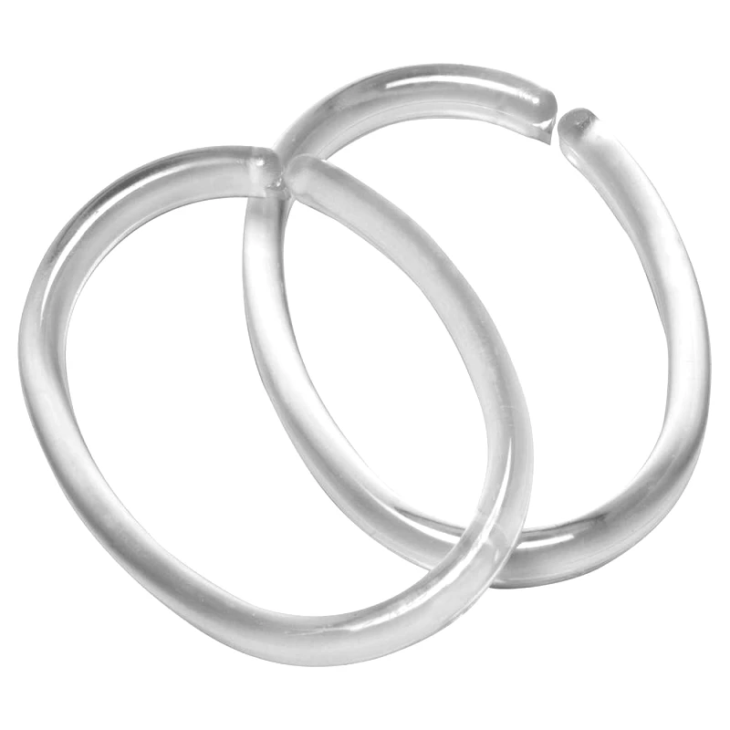 sealskin Κρίκοι Κουρτίνας Μπάνιου Σετ 12τμχ Πολυπροπυλενίου Transparent Sealskin 252060200 (Υλικό: Πλαστικό, Χρώμα: Διάφανο ) - sealskin - sl-252060200