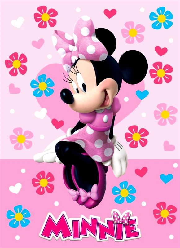DimCol Κουβέρτα Μονή Βελουτέ 160x220εκ. Home Minnie 514 Digital Print Disney DimCol (Ύφασμα: Polyester) - DimCol - 52462706003