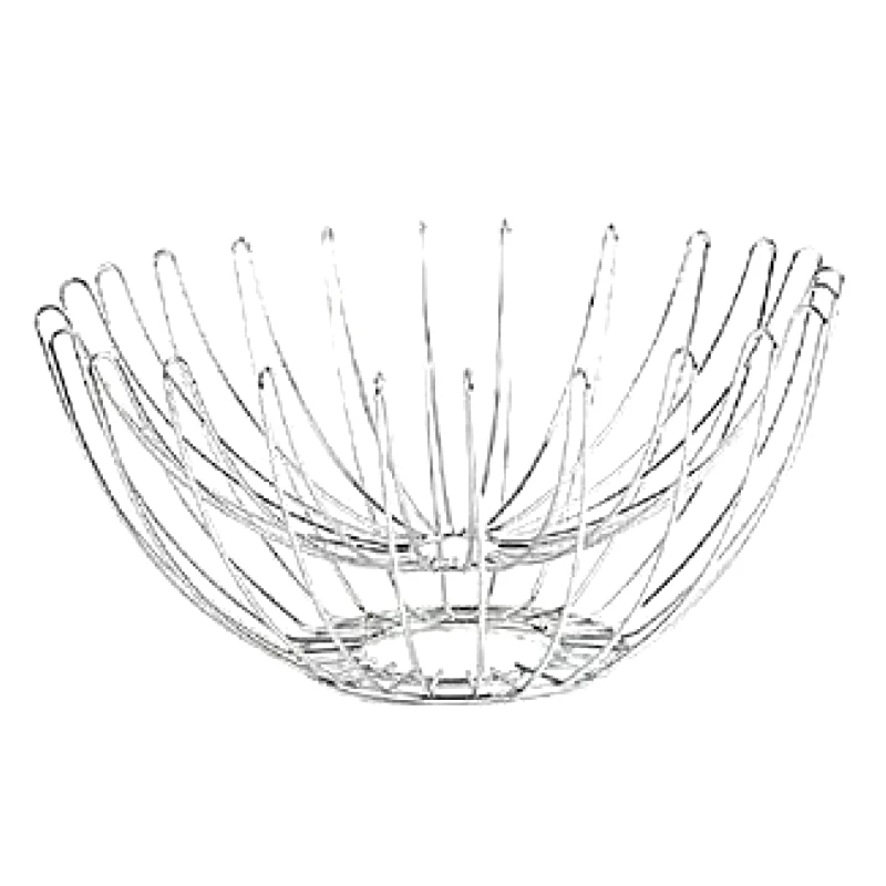 ESPIEL Φρουτιέρα Διπλού Τοιχώματος Μεταλλική Inox ESPIEL 32x32x16εκ. MTT109 (Υλικό: Μεταλλικό, Χρώμα: Inox) - ESPIEL - MTT109