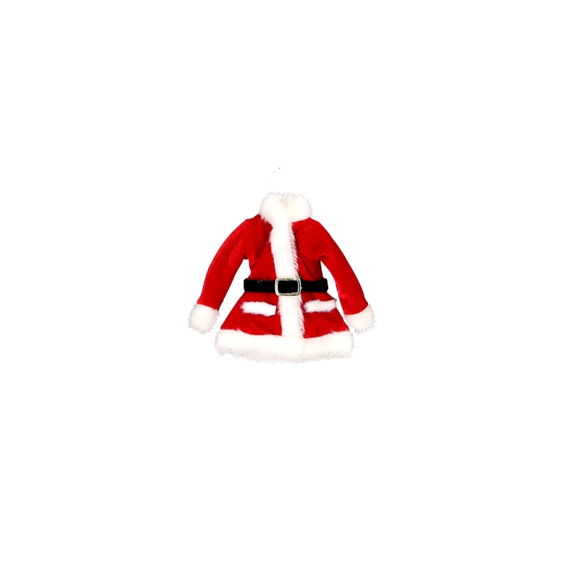 MSA DECORATION Χριστουγεννιάτικο Κρεμαστό Στολίδι Polyester Σακκάκι Άγιου Βασίλη Κόκκινο-Λευκό 15x2,5x12,5εκ. MSA 20-27-622 (Ύφασμα: Polyester, Χρώμα: Λευκό) - MSA DECORATION - 20-27-622
