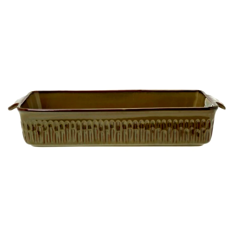 CRYSPO TRIO Πυρίμαχο Κεραμικό Cottage Dark 36x23x7εκ. Cryspo Trio 37.070.77 (Υλικό: Κεραμικό) - CRYSPO TRIO - 37.070.77