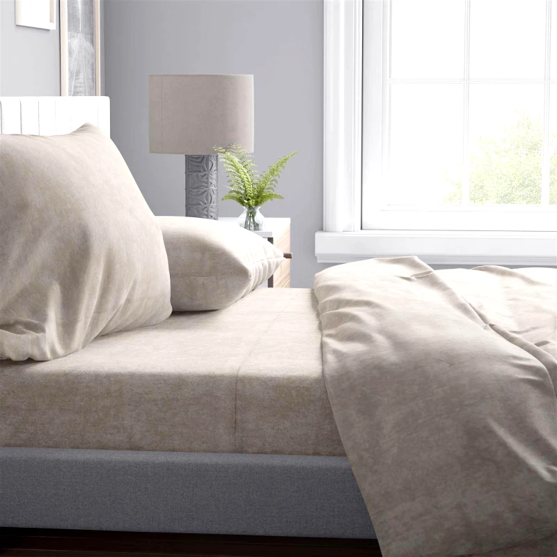 DimCol Παπλωματοθήκη Polycotton Μονή 160x240εκ. Shadow 11 Beige DimCol (Χρώμα: Μόκα, Ύφασμα: 70% Βαμβάκι-30% Polyester, Μέγεθος: Μονά) - DimCol - 33330823001