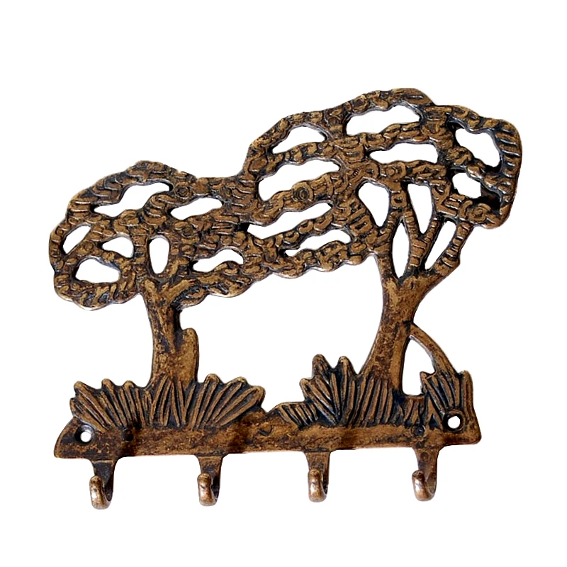 Royal Art Collection Κλειδοθήκη Μπρούτζινη Δέντρο Αντικέ Royal Art STL082BR (Χρώμα: Αντικέ, Υλικό: Μπρούτζος) - Royal Art Collection - STL082BR