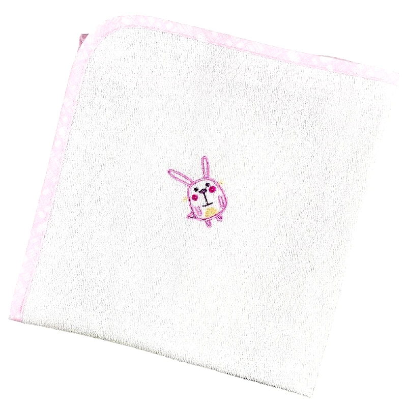 Ο Κόσμος του Μωρού Σελτεδάκι Bebe Polycotton 60x80εκ. Elephant Pink 11221 (Ύφασμα: 80% Cotton - 20% Polyester, Χρώμα: Λευκό) - Ο Κόσμος του Μωρού - 5205626112211