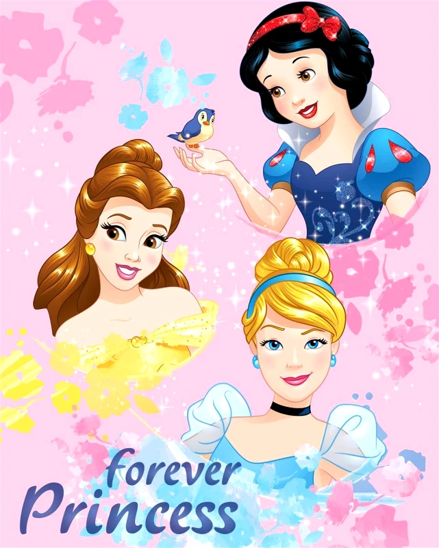DimCol Κουβέρτα Κούνιας Fleece 120x150εκ. Princess 045 Digital Print Disney DimCol (Ύφασμα: Fleece, Μέγεθος: Κούνιας) - DimCol - 41462522001