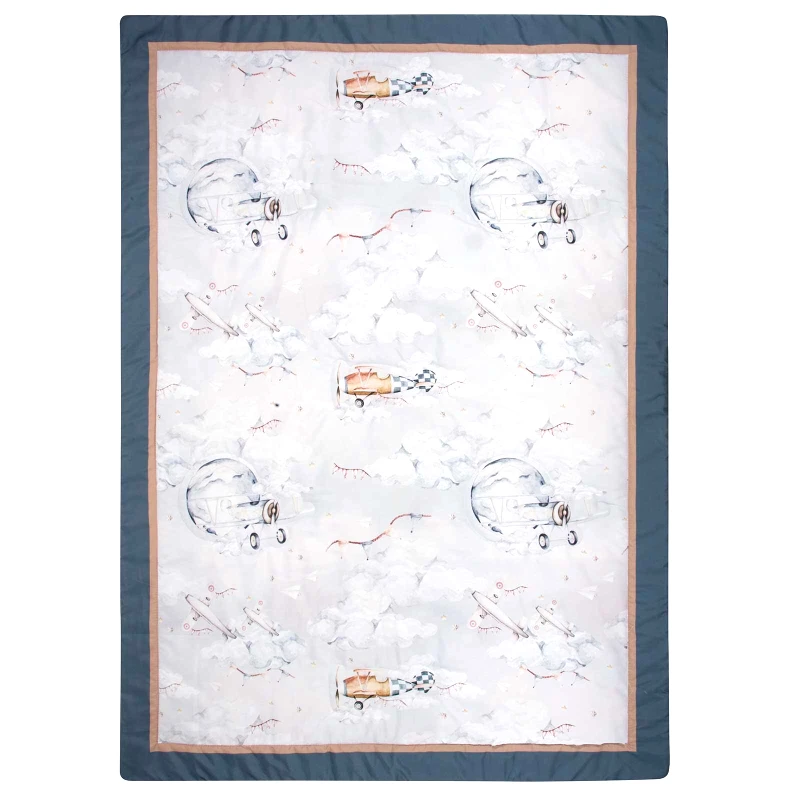 Greenwich Polo Club Κουβερλί 2 Όψεων Microfiber Κούνιας 110x150εκ. Essential Baby 8852 Γκρι Greenwich Polo Club (Ύφασμα: Microfiber, Χρώμα: Γκρι) - Greenwich Polo Club - 222011108852