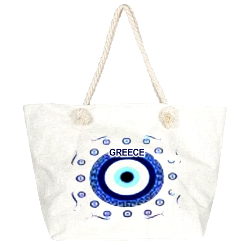 SUMMER tiempo Τσάντα Θαλάσσης Greece 34x17x55εκ. SUMMER tiempo 42-2582 - SUMMER tiempo - 42-2582