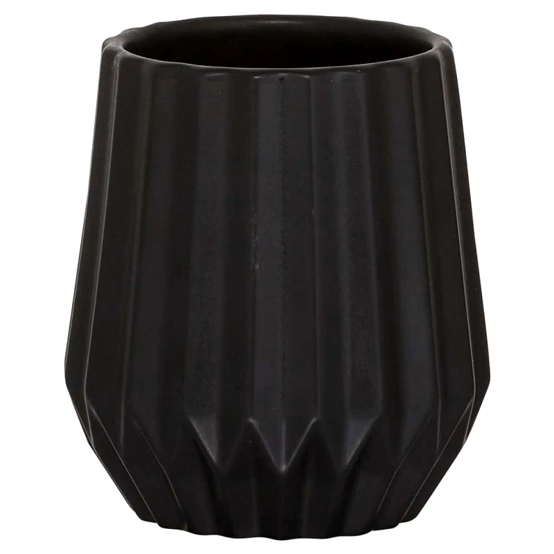 sealskin Ποτηροθήκη Πορσελάνης 9,1x10εκ. Arte Black Sealskin 362500419 (Υλικό: Πορσελάνη, Χρώμα: Μαύρο) - sealskin - sl-362500419