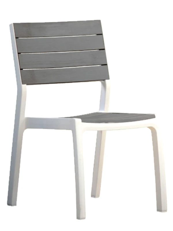 keter Καρέκλα Εξωτερικού Χώρου Harmony-Κ White/Light Grey (Σετ 4 Τεμάχια) - keter - harmony-k-chair-white/light-grey