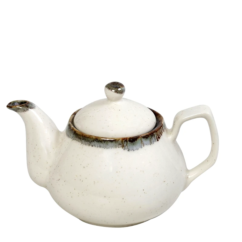 ESPIEL Τσαγιέρα Stoneware Reactive Green Essentials ESPIEL 21x17x15εκ. OWP108K1 (Χρώμα: Πράσινο , Υλικό: Stoneware) - ESPIEL - OWP108K1