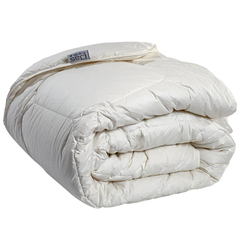 Das Home Πάπλωμα Μάλλινο Υπέρδιπλο 220x240εκ. Merinos 1020 Das Home (Ύφασμα: Βαμβάκι 100%, Χρώμα: Εκρού ) - Das Home - 421911201020