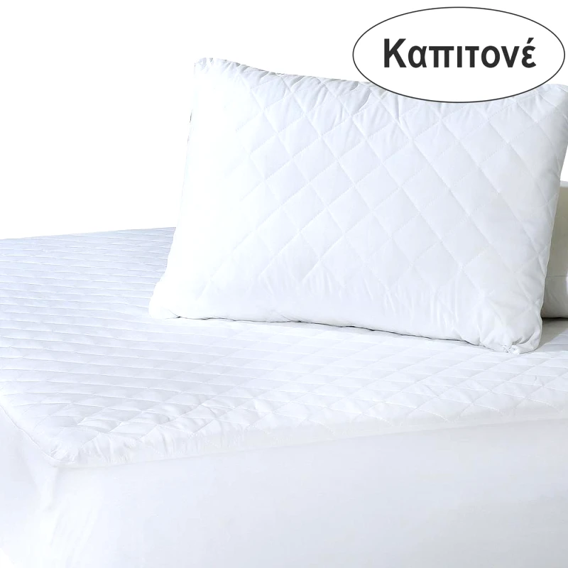 Das Home Επίστρωμα Βαμβακερό Καπιτονέ 100x200+35εκ. Comfort 1088 Das Home (Ύφασμα: Βαμβάκι 100%, Χρώμα: Λευκό) - Das Home - 421911201088