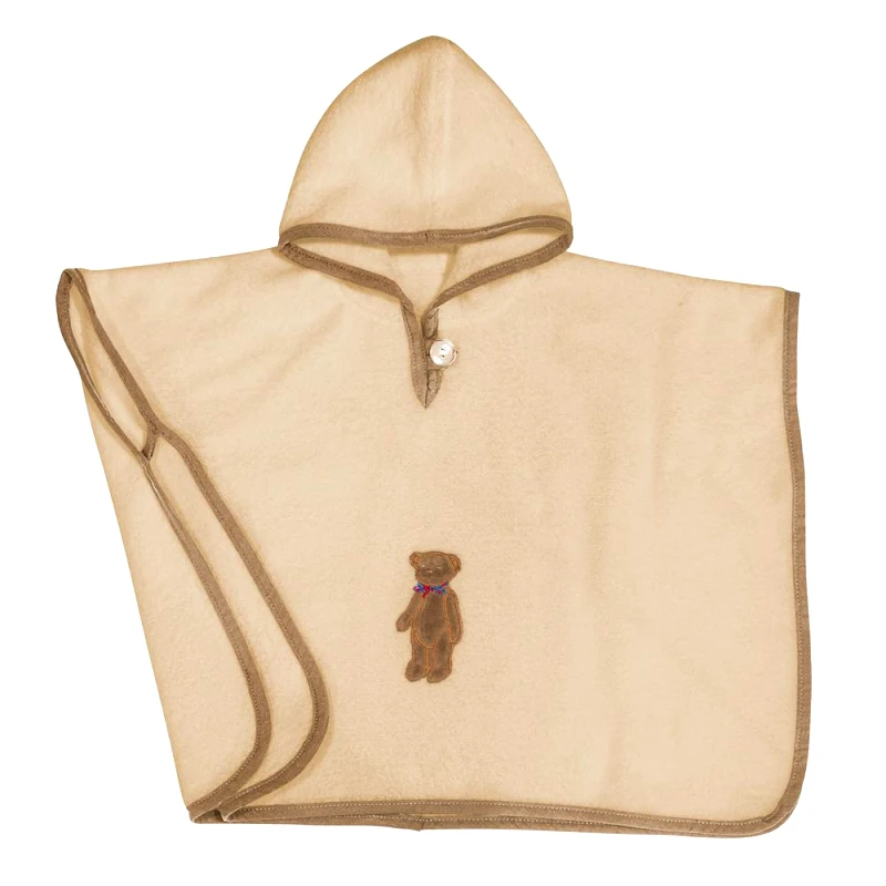 Greenwich Polo Club Πόντσο Βαμβακερό 40x60εκ. Essential Baby 2908 Greenwich Polo Club (Ύφασμα: Βαμβάκι 100%, Χρώμα: Εκρού , Μέγεθος: Βρεφικό) - Greenwich Polo Club - 220708452908