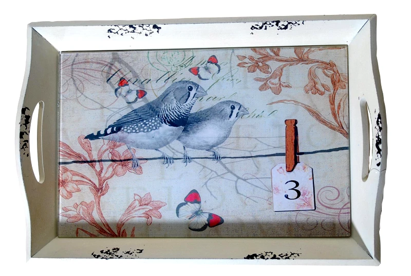 Royal Art Collection Δίσκος Σερβιρίσματος Ξύλινος Royal Art 44x28x6εκ. INX1/06/2 (Υλικό: Ξύλο) - Royal Art Collection - INX1/06/2