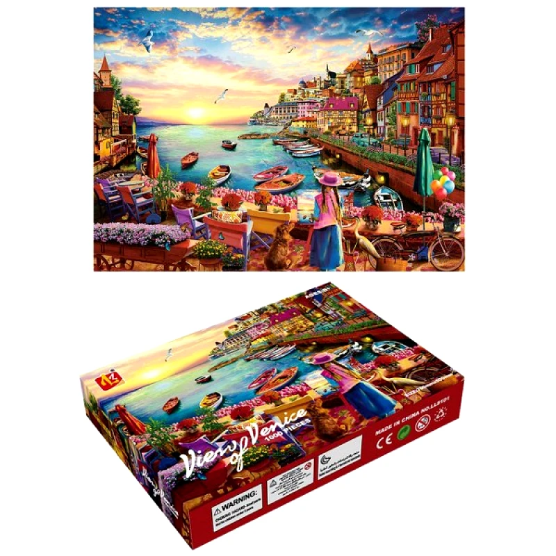 Toy Markt Παζλ 1000τμχ Πίνακας View Venice Σε Κουτί 20x5x29εκ. Toy Markt 69-1860 - Toy Markt - 69-1860
