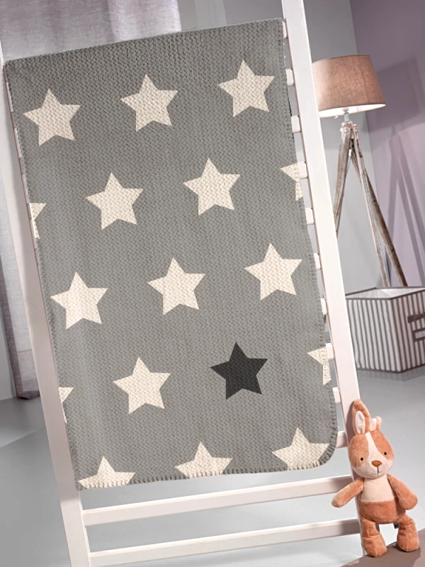 Saint Clair Κουβέρτα Μονή Ultrasoft Pirineo Grey 160x220εκ. Saint Clair (Ύφασμα: Polyester, Χρώμα: Γκρι) - Saint Clair - 5206480494932