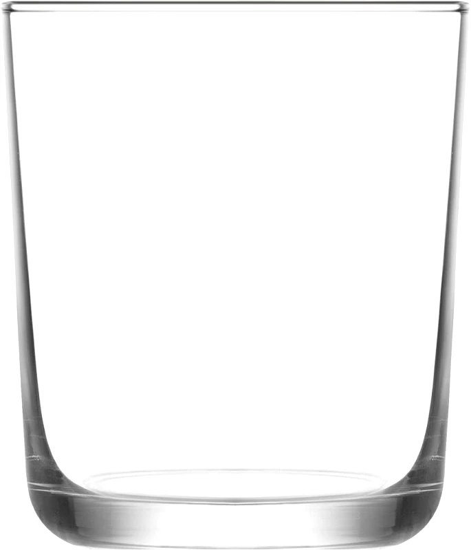 LAV Ποτήρι Ουίσκι Σετ 6τμχ Γυάλινο Διάφανο Assos LAV 360ml-Φ8,2x9,5εκ. LVAOS34636F (Υλικό: Γυαλί, Χρώμα: Διάφανο , Μέγεθος: Σωλήνας) - LAV - LVAOS34636F