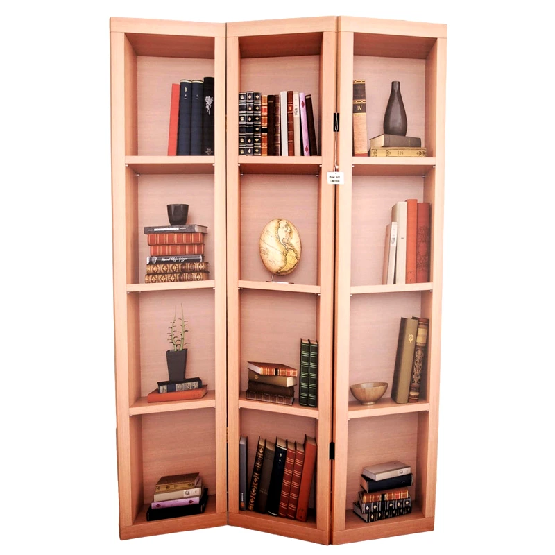 Royal Art Collection Παραβάν Καμβάς Βιβλία Μπεζ 120x2,5x180εκ. Royal Art INX4/9372 (Ύφασμα: Καμβάς, Χρώμα: Μπεζ) - Royal Art Collection - INX4/9372