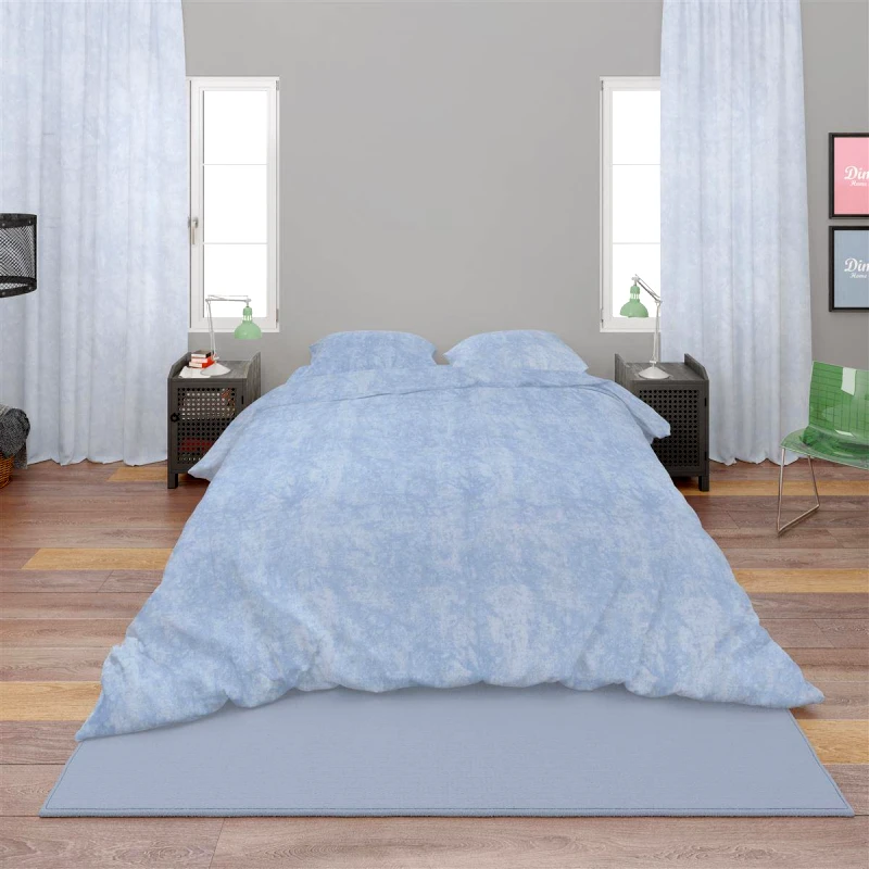 DimCol Παπλωματοθήκη Βαμβακερή Μονή Premium Shadow 614 160X240 Sky Blue DimCol (Ύφασμα: Βαμβάκι 100%, Χρώμα: Μπλε, Μέγεθος: Μονά) - DimCol - 33130823003