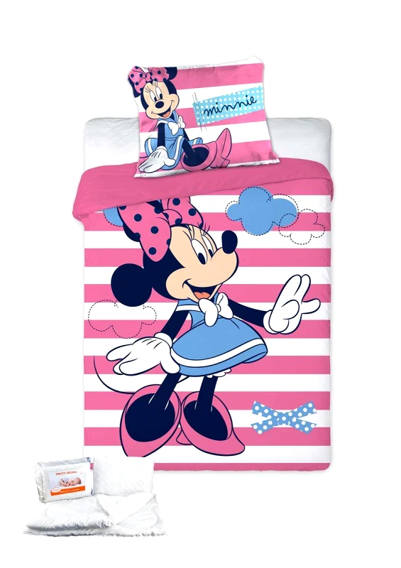 DimCol Σετ Κούνιας 4τμχ Βαμβακερό Minnie 580 Digital Print 100x135εκ. Disney DimCol (Ύφασμα: Βαμβάκι 100%, Μέγεθος: Κούνιας) - DimCol - 41160827001