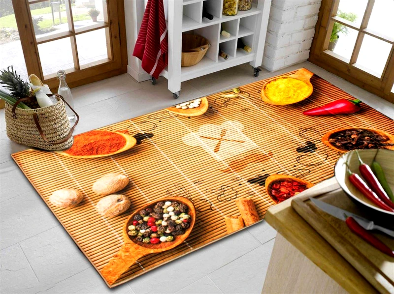 DimCol Χαλάκι Κουζίνας Polyester 67x150εκ. Spices 247 DimCol (Ύφασμα: Polyester) - DimCol - 33463057010