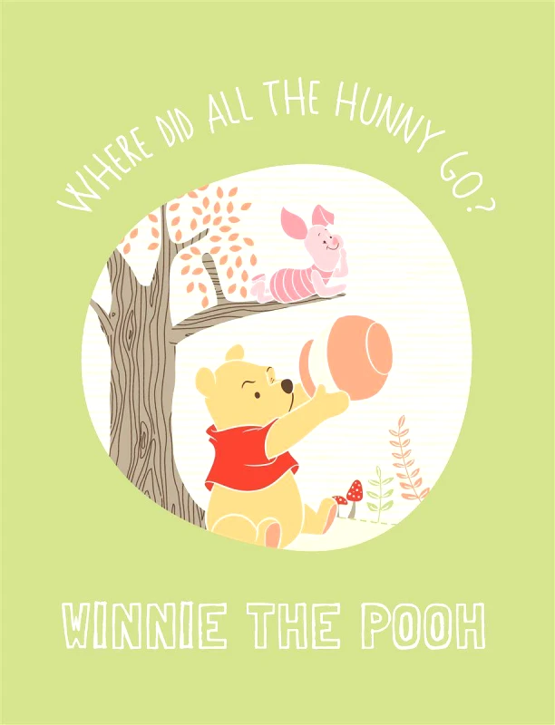 DimCol Κουβέρτα Κούνιας Βελουτέ 110x140εκ. Winnie 01 Home Digital Print Disney DimCol (Ύφασμα: Βελούδο, Μέγεθος: Κούνιας) - DimCol - 2110224402000199
