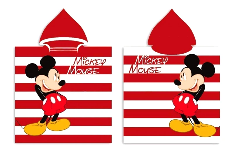 DimCol Πόντσο Παιδικό Βαμβακερό Βελουτέ 50x100εκ. Mickey 11 Disney DimCol (Ύφασμα: Βαμβάκι 100%, Μέγεθος: Παιδικά) - DimCol - 2123813001001199