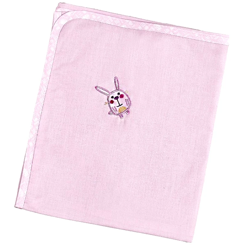 Ο Κόσμος του Μωρού Πάνα Βαμβακερή Bebe 90x90εκ. Elephant Ροζ 30221 (Ύφασμα: Βαμβάκι 100%, Χρώμα: Ροζ) - Ο Κόσμος του Μωρού - 5205626302216