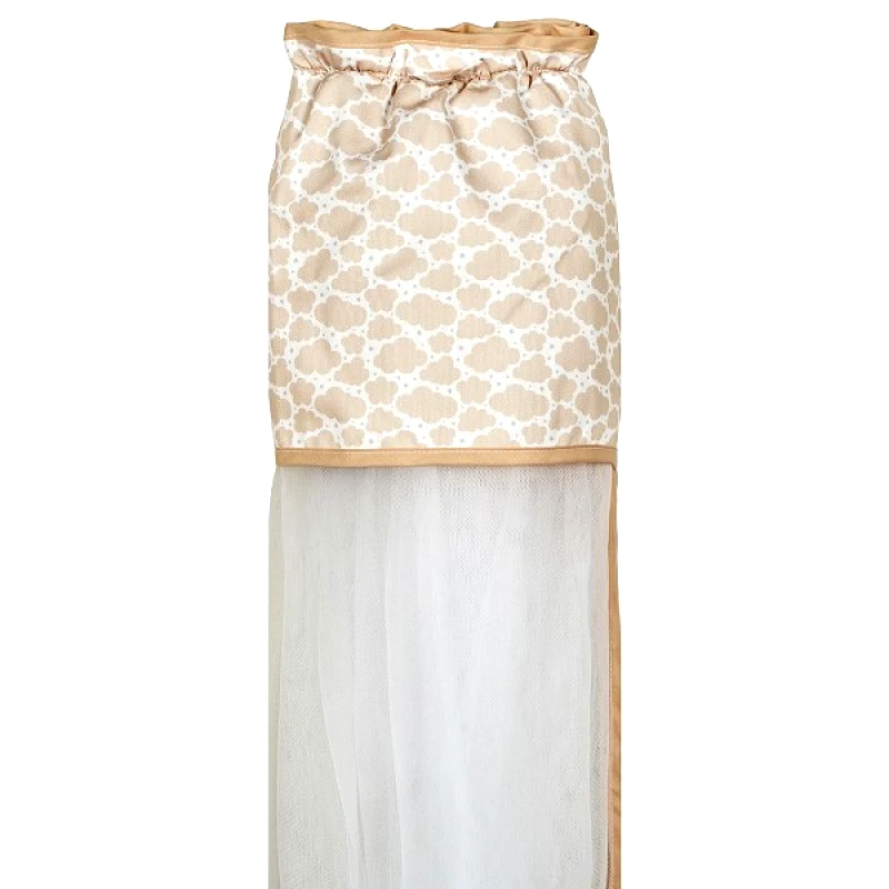 Ο Κόσμος του Μωρού Κουνουπιέρα Κρεβατιού Τούλι Nylon-Βαμβακερή 180x540εκ. Sheep Εκρού 80293 (Ύφασμα: Βαμβάκι 100%, Χρώμα: Εκρού ) - Ο Κόσμος του Μωρού - 5205626802938