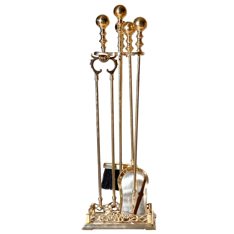 Royal Art Collection Κρεμανταλάς Μπρούτζινος Σετ 5τμχ Romoli Μπρούτζινος Royal Art 70εκ. STL507GL (Υλικό: Μπρούτζινο) - Royal Art Collection - STL507GL