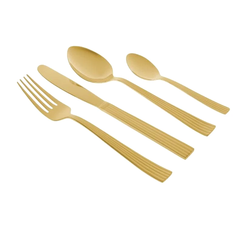 CLICK Σετ Μαχαιροπήρουνα 24τμχ Μεταλλικά Χρυσά CLICK 6-60-256-0011 (Υλικό: Μεταλλικό, Χρώμα: Χρυσό , Μέγεθος: Σετ) - CLICK - 6-60-256-0011