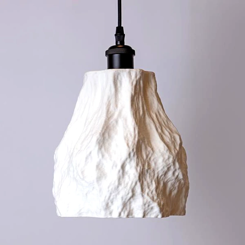 ESTHETI Φωτιστικό Οροφής Κεραμικό Λευκό-Μαύρο 21,5x21,5x26.5εκ. ESTHETI 757-12041 (Υλικό: Κεραμικό, Χρώμα: Λευκό) - ESTHETI - 757-12041