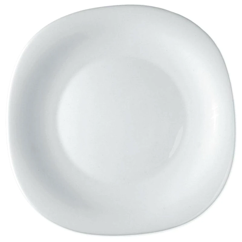 Bormioli Rocco Πιάτο Ρηχό Φαγητού Γυάλινο Λευκό 27x2εκ. Parma Bormioli Rocco BR00498860 (Σετ 6 Τεμάχια) (Υλικό: Γυαλί, Χρώμα: Λευκό, Μέγεθος: Μεμονωμένο) - Bormioli Rocco - BR00498860