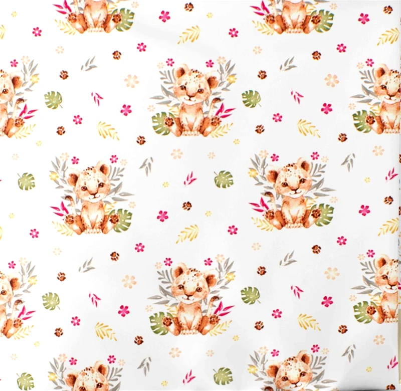 DimCol Πάνα Χασές Bebe Βαμβακερή 80x80εκ. Lion Cub 530 Beige Dimcol (Ύφασμα: Βαμβάκι 100%, Χρώμα: Μπεζ) - DimCol - 31111328022