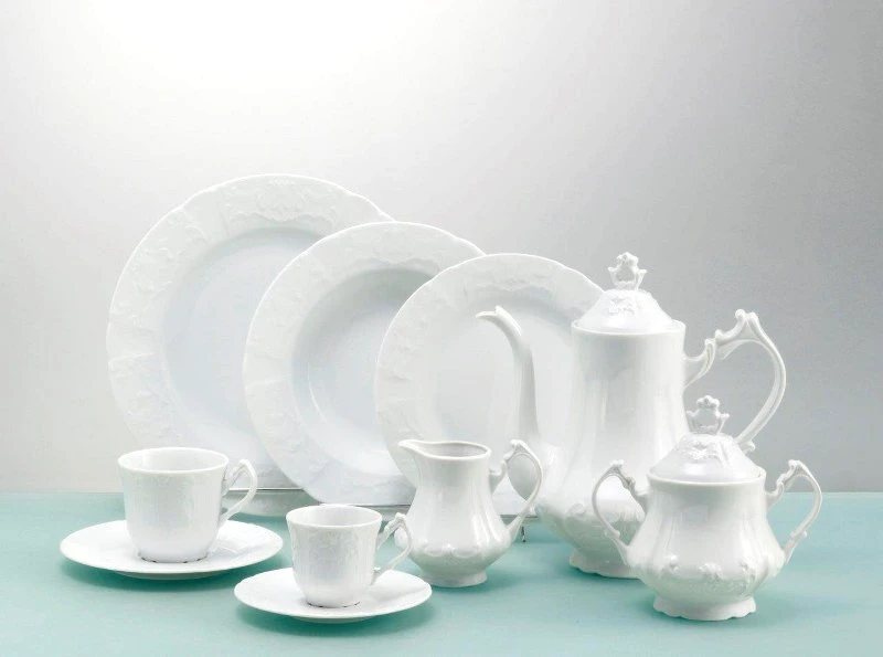 CRYSPO TRIO Σετ Τσαγιού 9τμχ Πορσελάνης Regina White CRYSPO TRIO 53.000.31 (Υλικό: Πορσελάνη) - CRYSPO TRIO - 53.000.31