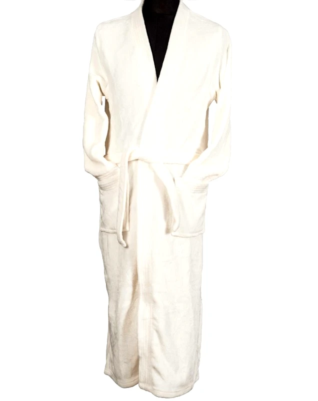 OEM Ρόμπα Coral Fleece Με Γιακά White Large (Ύφασμα: Fleece, Χρώμα: Λευκό) - OEM - 5201847009880L