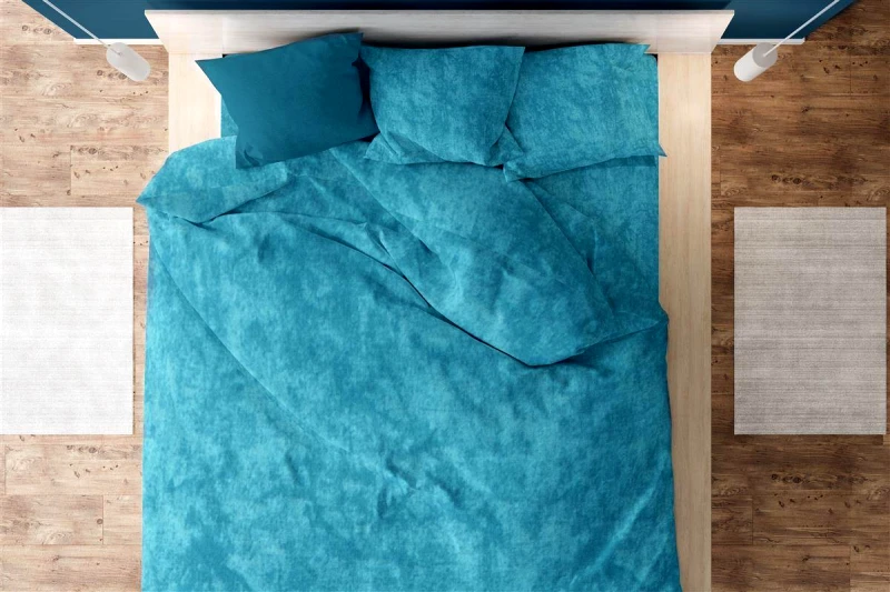 DimCol Παπλωματοθήκη Βαμβακερή Υπέρδιπλη 220x240εκ. Premium Shadow 620 Turquoise DimCol (Ύφασμα: Βαμβάκι 100%, Χρώμα: Τυρκουάζ, Μέγεθος: Υπέρδιπλα) - DimCol - 33130824006