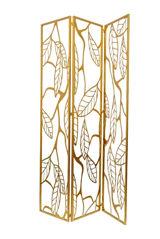 ZEN COLLECTION Παραβάν Χρυσό 40x1,8x180εκ. Zen Collection 24.37.51150 (Χρώμα: Χρυσό ) - ZEN COLLECTION - 24.37.51150