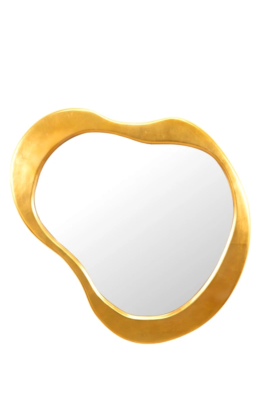 ZEN COLLECTION Καθρέπτης Τοίχου Ξύλινος Χρυσός Με Κορνίζα 81,1x2,9x102,9εκ. Zen Collection 24.33.51088 (Υλικό: Ξύλο, Χρώμα: Χρυσό ) - ZEN COLLECTION - 24.33.51088